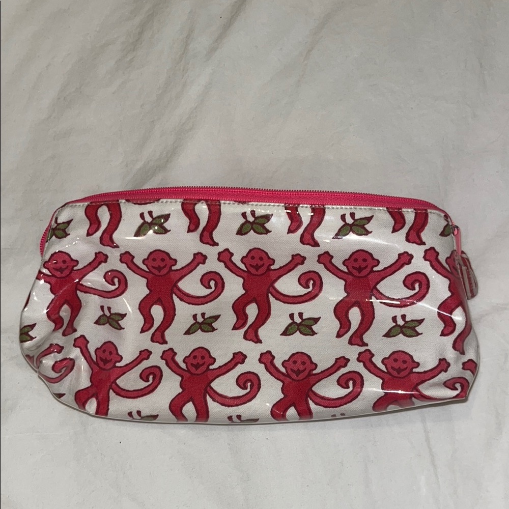 Roller Rabbit Pink Cosmetic Bag